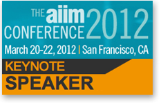 Dion Hinchcliffe Keynote at AIIM Conference 2012