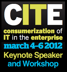 CITE Conference 2012 Keynote and Workshop by Dion Hinchcliffe