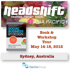 Social Business By Design Australia Book Tour May 2012 by Dion Hinchcliffe