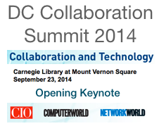 CIO and CDW DC Collaboration Summit Opening Keynote by Dion Hinchcliffe